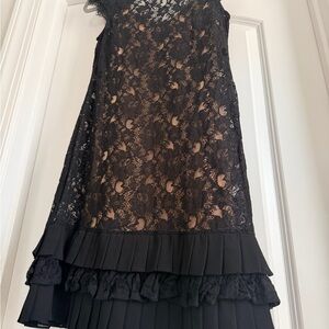 Jessica Simpson Black Lace Midi Dress